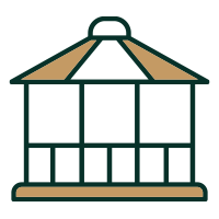 Gazebo Pergola In Lawn